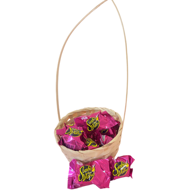 Cesta de bombons sonho de valsa