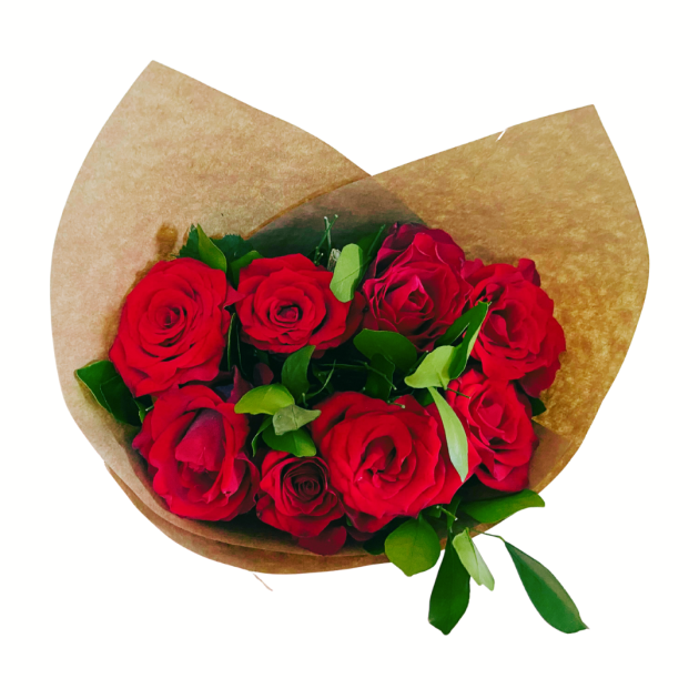 Buquê de rosas em Kraft - Image 2
