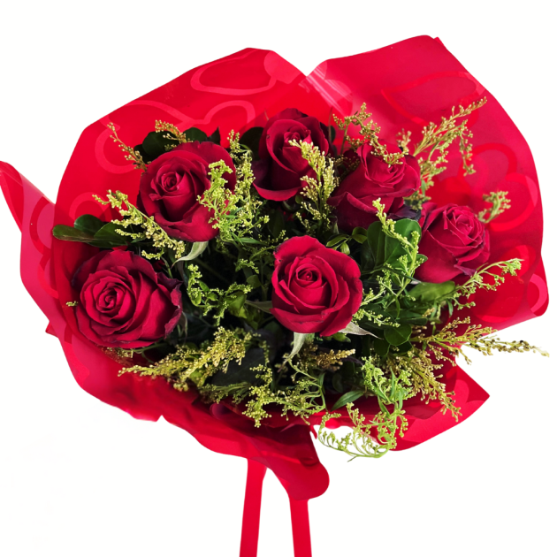 Buquê tradicional de rosas vermelhas - Image 2