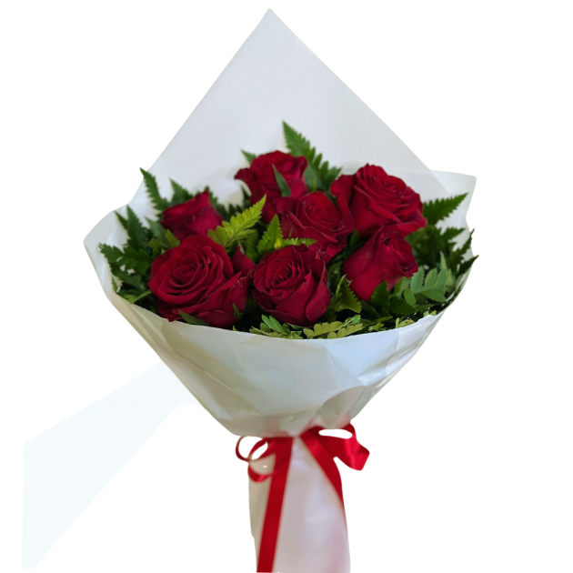 Buquê clássico de rosas vermelhas